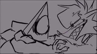 Foxi Boxi Reupload  Foxi amp Moon Fighting Sketch Animatic [upl. by Edson]