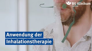 Anwendung der Inhalationstherapie  BG Klinikum Hamburg [upl. by Nyledam]