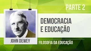 JOHN DEWEY2 – DEMOCRACIA E EDUCAÇÃO – FILOSOFIA DA EDUCAÇÃO [upl. by Ahcsrop7]