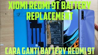 Redmi 9T Battery Replacement 2022 [upl. by Suiratnauq224]