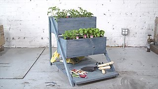 How to Make a Tiered Planter Box  DIY Network [upl. by Pennie]