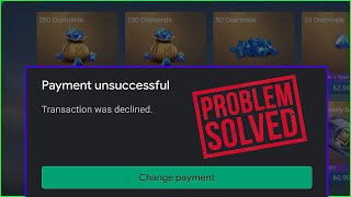 How To Fix Google Play Payment UNSUCCESSFUL 2024  This Payment Method Has Been Declined  UPDATED [upl. by Itoc892]