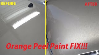 How to FIX Orange Peel paint or Clear Coat [upl. by Nolahc]