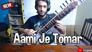 Mere Dholna Sun  Sitar Cover [upl. by Hairu496]