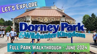 Dorney Park Expedition Full Park Tour featuring Steel Works [upl. by Festatus]