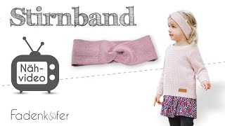 DIY HaarbandStirnband ohne Schnittmuster nähen [upl. by Melonie746]