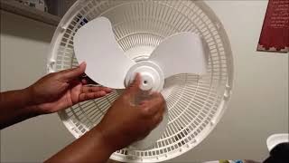 How to take apart a Lasko pedestal fan and put it back together updated 2021 [upl. by Lleryd585]