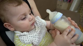 CUTE BABY DRINK THE MILK  ASMR VIDEO [upl. by Petulia300]