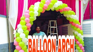 Balloon Arch How to Make [upl. by Howland393]