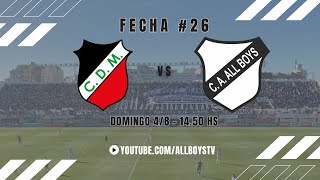 EN VIVO  Deportivo Maipu vs ALL BOYS  Primera Nacional 2024  Zona A  Fecha 26 [upl. by Moreen]