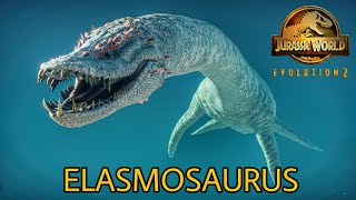 Monster of the Deep  Elasmosaurus  Jurassic World Evolution 2 [upl. by Aihseyk2]