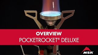 MSR® PocketRocket® Deluxe Stove [upl. by Uri526]