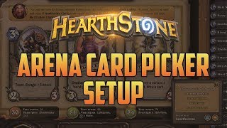 Hearthstone Arena Companion Setup  Hearth Arena Card Picker  Dekkster [upl. by Cinemod]