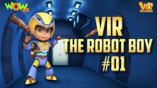 Vir The Robot Boy  1  3D ACTION compilation for kids  As seen on Hungama TV [upl. by Kjersti408]