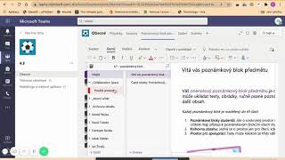 Jak na poznámkový blok v MS Teams [upl. by Virg]