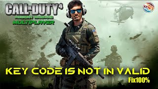 Cod 4 Modern warfare Multiplayer Key code is not in valid fix100  Sinhala [upl. by Acilgna]