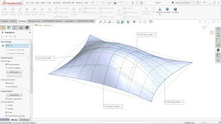 SolidWorks Surface Tutorial Freeform tool [upl. by Ardath807]