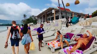 CHAWENG Beach Walking Tour In Koh Samui Thailand [upl. by Mezoff]