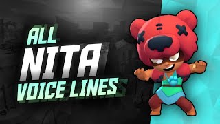 NITA Voice Lines  Brawl Stars [upl. by Gilpin224]