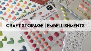 Craft Organisation  Embellishment Storage [upl. by Lidda639]