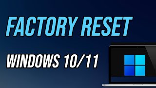 Factory Reset Windows 1011 PC  Brand new performance 2023 [upl. by Hael384]