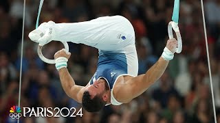 Top moments from the mens allaround gymnastics qualifiers  Paris Olympics  NBC Sports [upl. by Adnalahs]