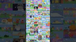 Peppa Pig SHORT 2004    114 episodes at the same time 6x speed [upl. by Demaggio]