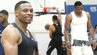 Russell Westbrook Highlights at Rico Hines UCLA Run [upl. by Ylloh]