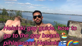 Helsinki gay guide how to go to the gay beach pihlajasaari Helsinki [upl. by Lanoil]