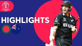 Down To Final 2 Wickets  Bangladesh vs New Zealand  Match Highlights  ICC Cricket World Cup 2019 [upl. by Ciaphus]