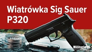 Wiatrówka pistolet CO2 Sig Sauer P320  Sklep Militariapl [upl. by Bautram]