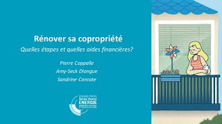 Webconférence  Quelles aides financières pour rénover ma copropriété [upl. by Nylde]