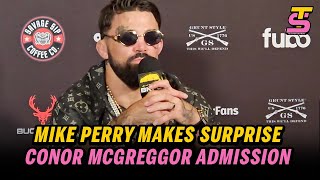 MIKE PERRY WELCOMES CONOR MCGREGOR TO BKFC ALMOST SCRAPS W CHAMP AT PRESSER [upl. by Kwok]