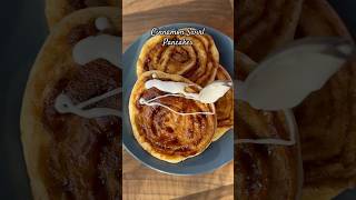 How to make Cinnamon Swirl Pancakes 😍🥞cinnamonswirlpancakes breakfastrecipes [upl. by Lotsirhc]