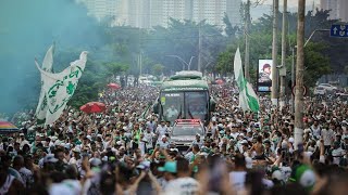 TIME DA VIRADA NOS BRAÃ‡OS DO POVO CORREDOR ALVIVERDE  PALMEIRAS X SANTOS [upl. by Niawat]