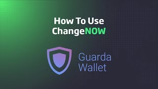 How To Perform A ChangeNOW Exchange In Guarda Wallet GUIDE [upl. by Stromberg77]