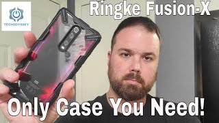 Xiaomi Mi 9T Case  Ringke FusionX Review [upl. by Ruddy969]