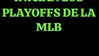 Predicciones Series Divisionales MLB PLAYOFFS Hoy 5 de octubre [upl. by Leunad]