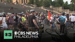 Cyclists in Philadelphia call for more safety measures on streets after doctor killed while biking [upl. by Adaven]