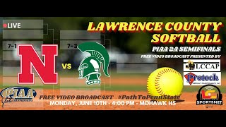 71 Neshannock Lancers vs 73 Laurel Spartans  PIAA Softball  2A Semifinals June 10 2024 [upl. by Llerryt]