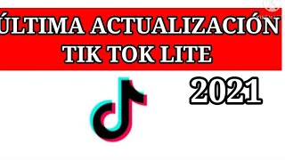 COMO instalar la última VERSIÓN de Tik Tok Lite Fácil 2021 [upl. by Castro]