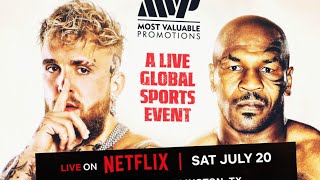 Mike Tyson vs Jake Paul July 20th In Texas And Live On Netflix [upl. by Trish211]