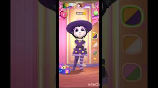 Pink challenge with talking Angela youtubeshortsshortvideo [upl. by Hermon]