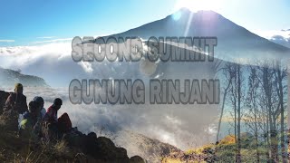 Second Summit Gunung Rinjani Letusan Gunung Samalas  Gunung Sangkareang [upl. by Gosselin]