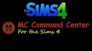 Sims 4 Tutorial How to use MC Command Centre [upl. by Tindall]