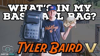 Whats In My Baseball Bag With Vandy Commit Tyler Baird [upl. by Akeylah]