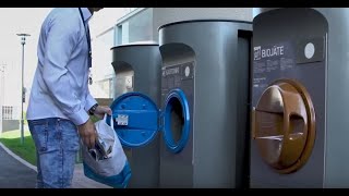 RÖÖRI – The automatic waste collection system used in the Jätkäsaari area [upl. by Anirok]