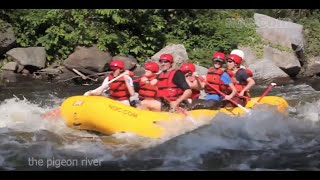 Pigeon Whitewater River Rafting near Gatlinburg Tennessee with NOC [upl. by Aiynot]