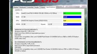 how to use pes 2016 high graphics settings on low graphics computer [upl. by Eimerej853]