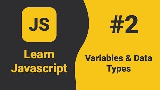 Javascript Variables amp Data Types  Javascript Tutorial For Beginners [upl. by Nosredneh178]